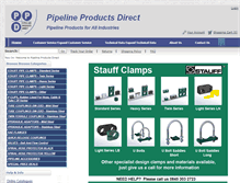Tablet Screenshot of pipelineproductsdirect.com